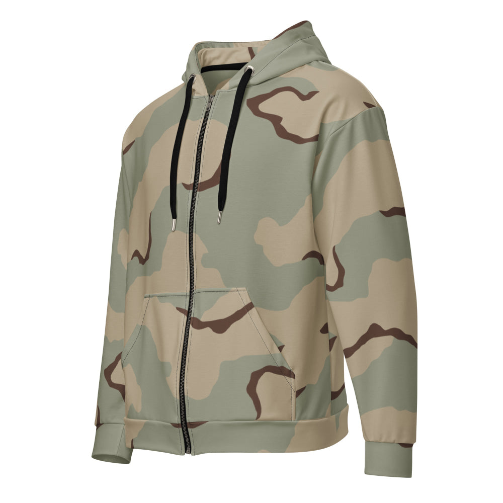 American Desert Combat Uniform (DCU) CAMO Unisex zip hoodie - Zip Hoodie