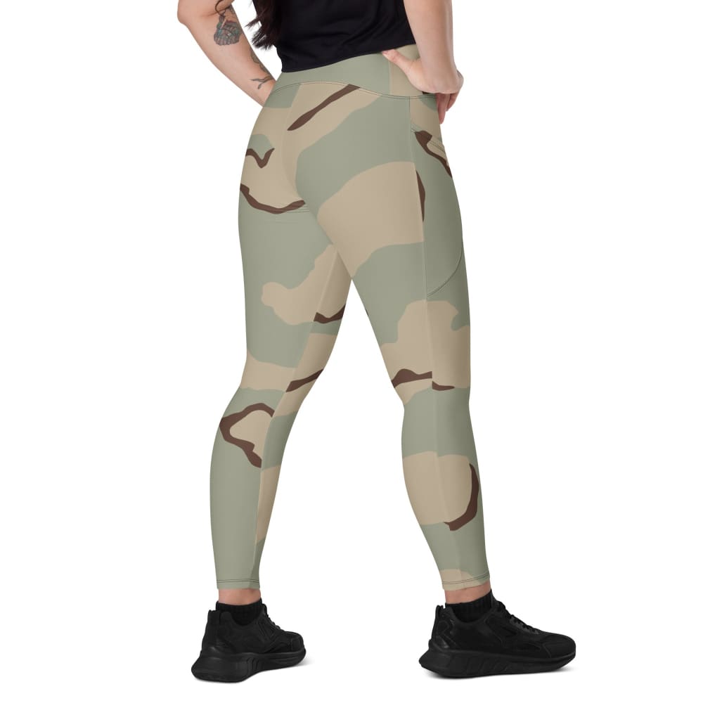 American Desert Combat Uniform (DCU) CAMO Women’s Leggings with pockets - 2XS