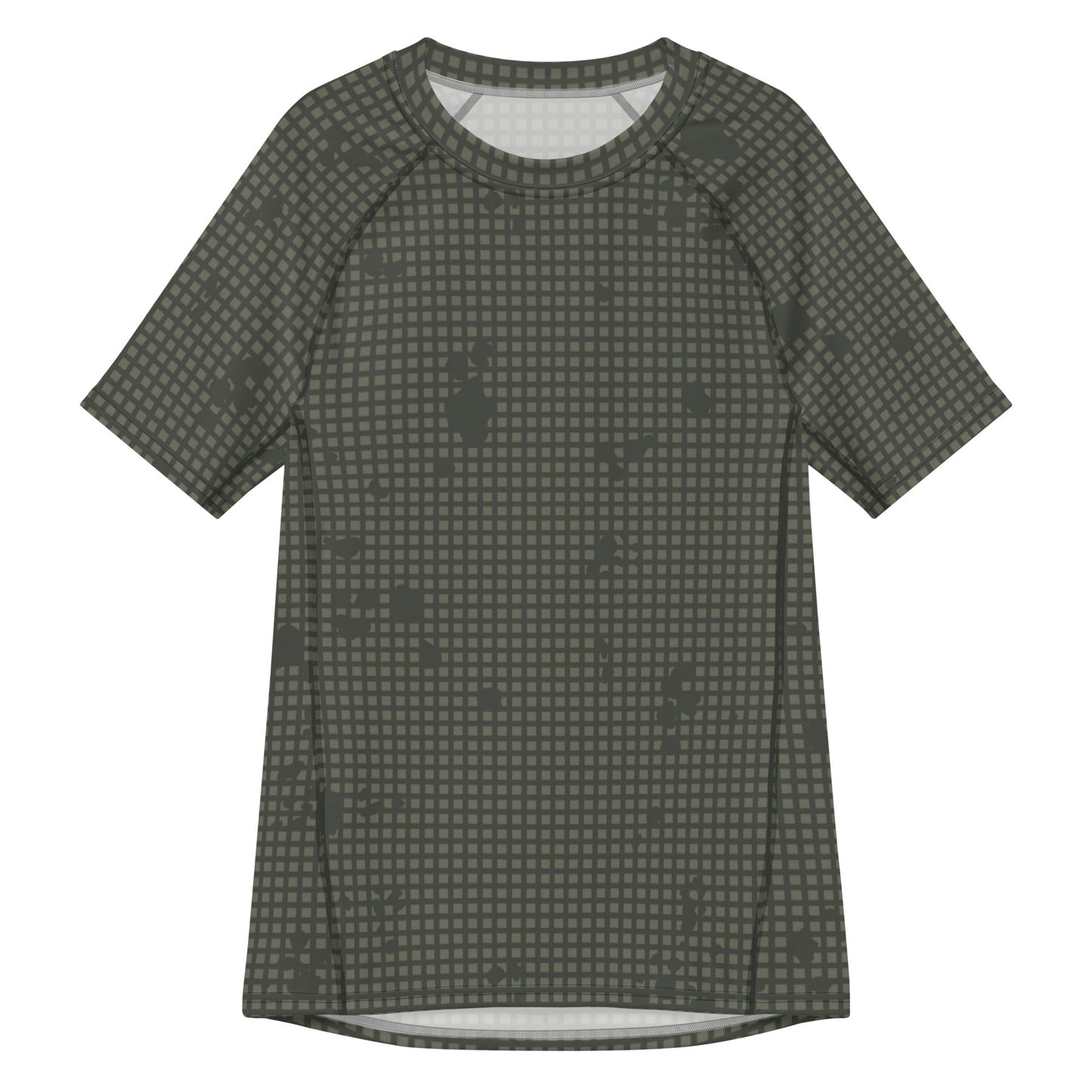 American Desert Night Camouflage Pattern (DNCP) CAMO Mens Short-Sleeve Rash Guard - 2XS - Short-sleeve Guards