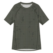 Desert Night Grid CAMO Mens Short-Sleeve Rash Guard - 2XS
