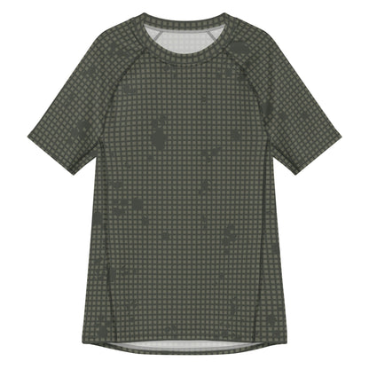 American Desert Night Camouflage Pattern (DNCP) CAMO Mens Short-Sleeve Rash Guard - 2XS - Short-sleeve Guards