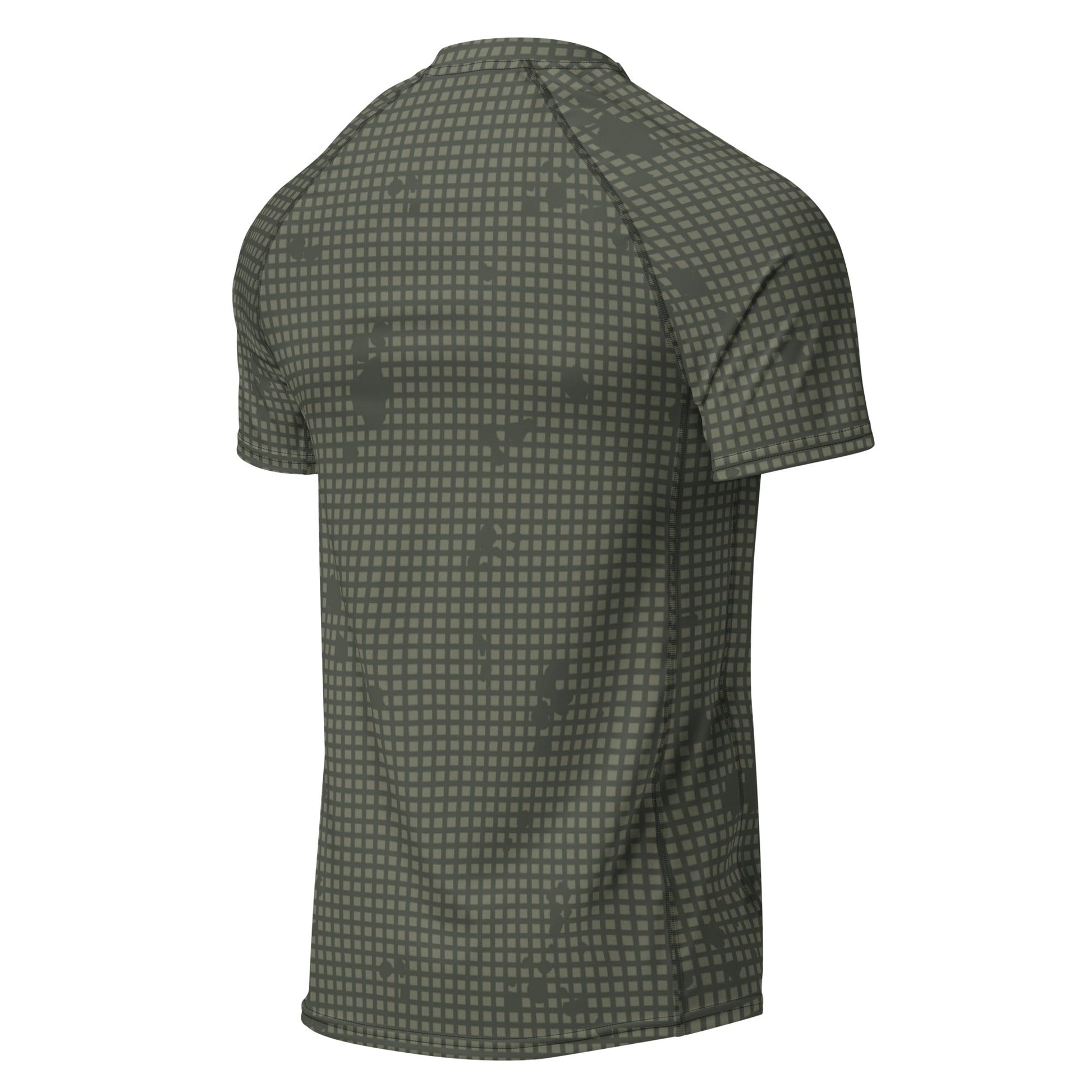 American Desert Night Camouflage Pattern (DNCP) CAMO Mens Short-Sleeve Rash Guard - Short-sleeve Guards