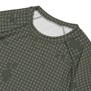 Desert Night Grid CAMO Mens Short-Sleeve Rash Guard