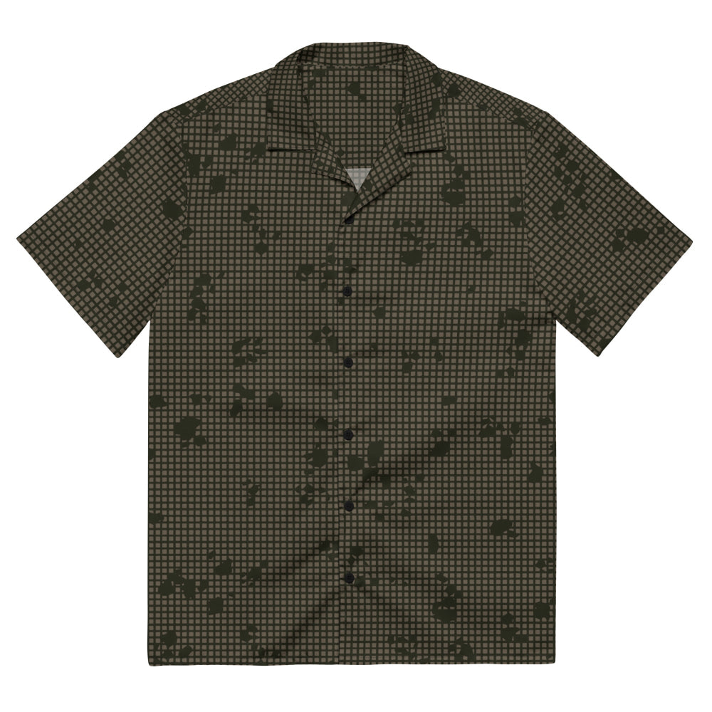 American Desert Night Camouflage Pattern (DNCP) Midnight CAMO Unisex button shirt - 2XS - Button Shirt