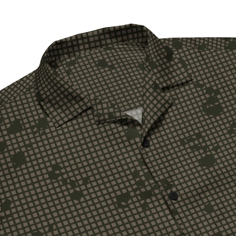 American Desert Night Camouflage Pattern (DNCP) Midnight CAMO Unisex button shirt