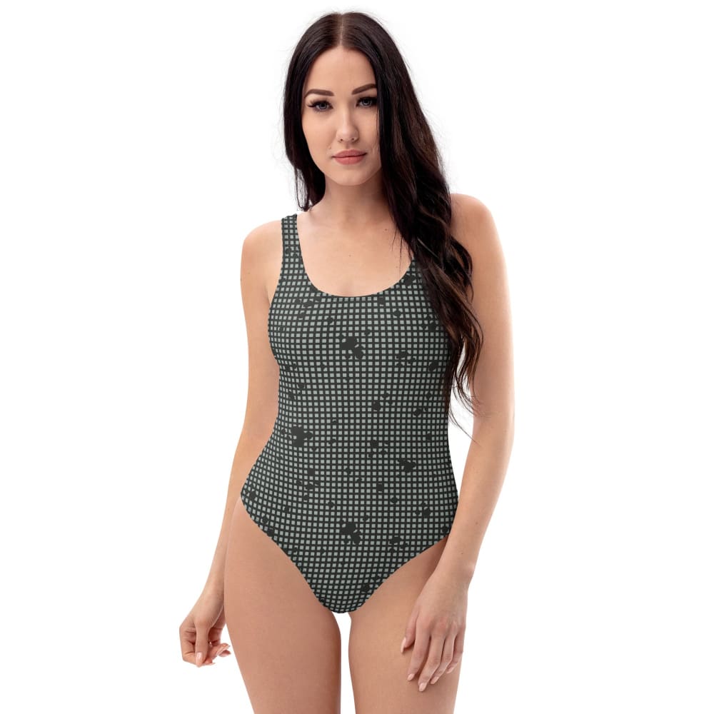 American Desert Night Camouflage Pattern (DNCP) CAMO One-Piece Swimsuit - Womens One-Piece Swimsuit
