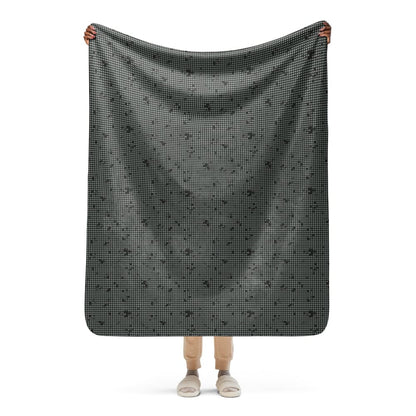 American Desert Night Camouflage Pattern (DNCP) CAMO Sherpa blanket - 50″×60″ - Sherpa Blanket
