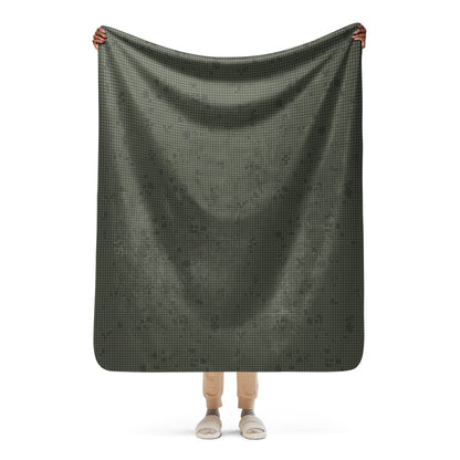 American Desert Night Camouflage Pattern (DNCP) CAMO Sherpa blanket - 50″×60″ - Blanket