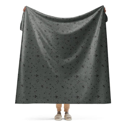 American Desert Night Camouflage Pattern (DNCP) CAMO Sherpa blanket - 60″×80″ - Sherpa Blanket
