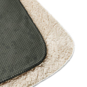 Desert Night Grid CAMO Sherpa Blanket