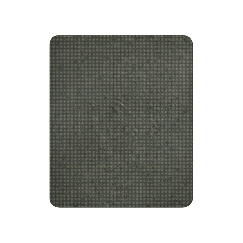 Desert Night Grid CAMO Sherpa Blanket