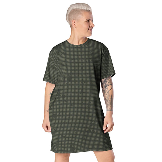 American Desert Night Camouflage Pattern (DNCP) CAMO T-shirt dress - 2XS - Womens T-Shirt Dresses