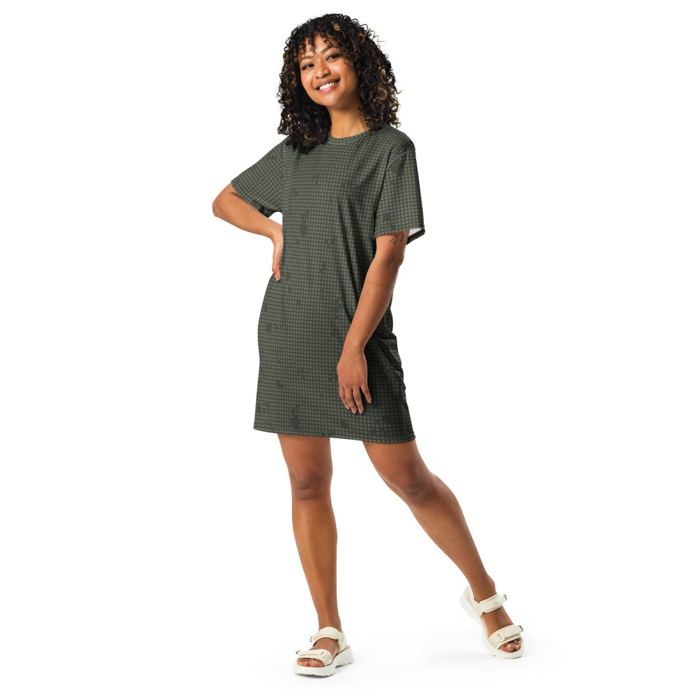 American Desert Night Camouflage Pattern (DNCP) CAMO T-shirt dress - Womens T-Shirt Dress