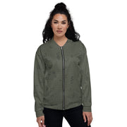 Desert Night Grid CAMO Unisex Bomber Jacket