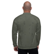 Desert Night Grid CAMO Unisex Bomber Jacket