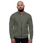 Desert Night Grid CAMO Unisex Bomber Jacket
