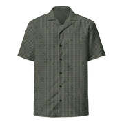 Desert Night Grid CAMO Unisex Short-Sleeve Button Shirt
