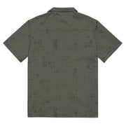 Desert Night Grid CAMO Unisex Short-Sleeve Button Shirt