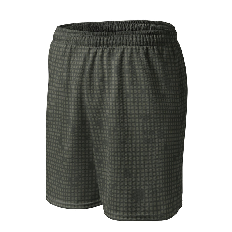 Desert Night Grid CAMO Unisex Mesh Shorts