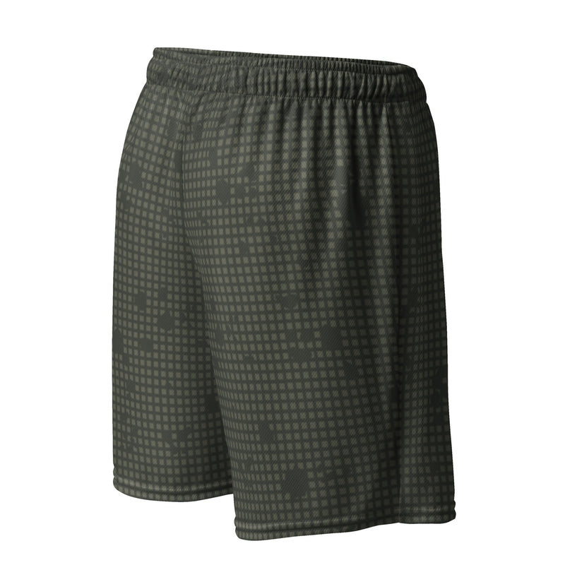 Desert Night Grid CAMO Unisex Mesh Shorts