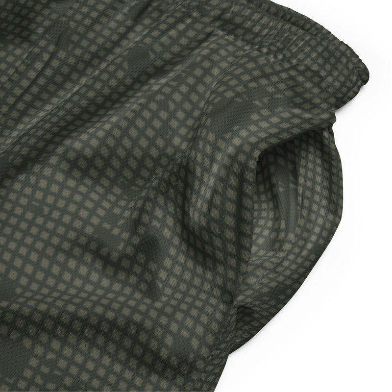 Desert Night Grid CAMO Unisex Mesh Shorts