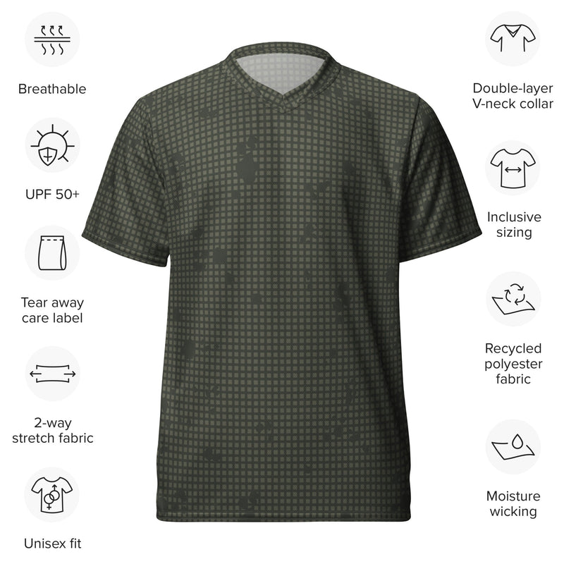 Desert Night Grid CAMO Unisex Sports Jersey