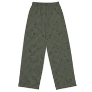 Desert Night Grid CAMO Unisex Wide-Leg Leisure Pants