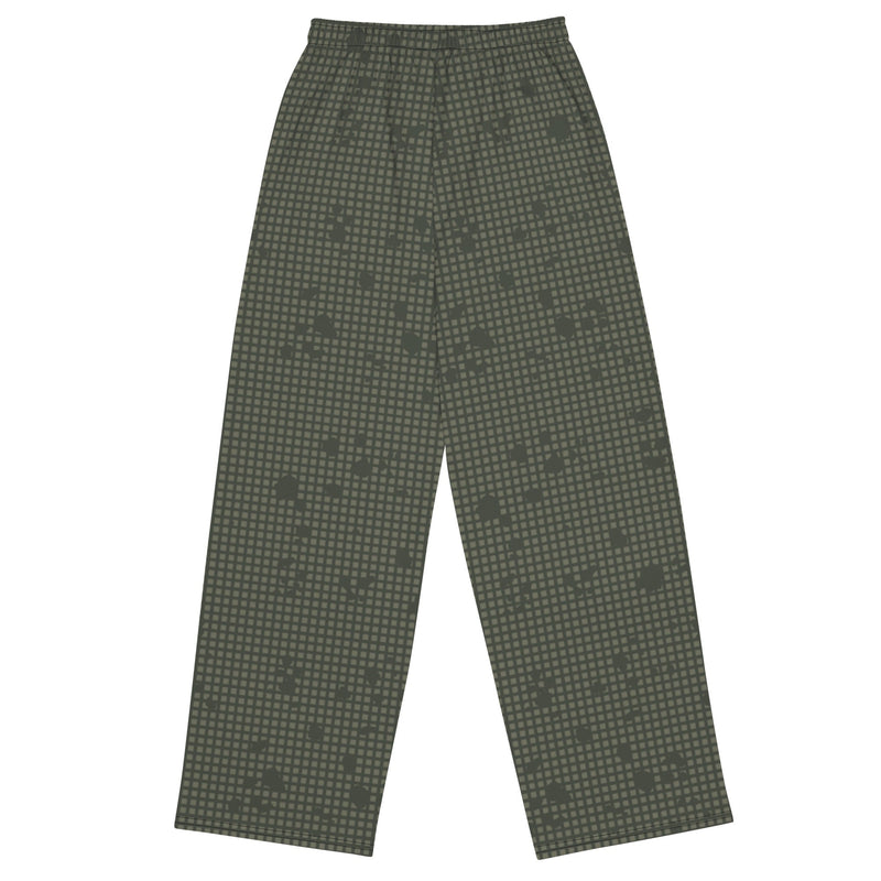 Desert Night Grid CAMO Unisex Wide-Leg Leisure Pants