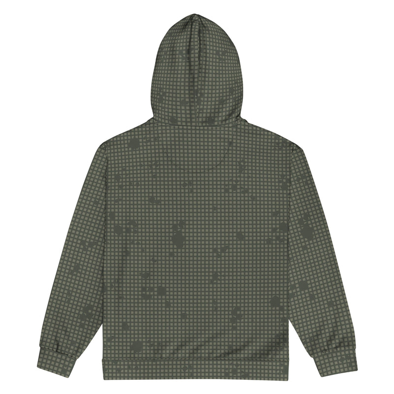 Desert Night Grid CAMO Unisex Zip Hoodie