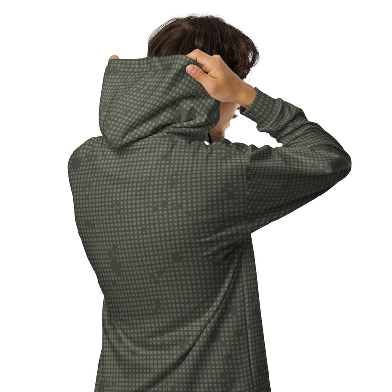 Desert Night Grid CAMO Unisex Zip Hoodie
