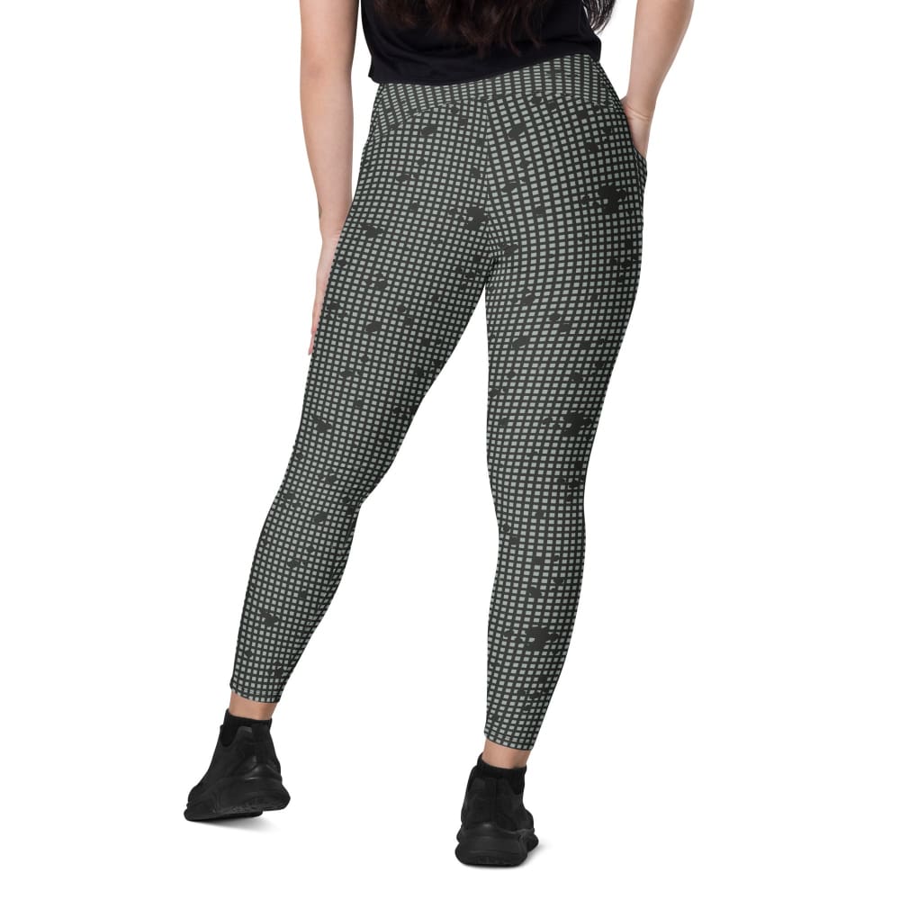 American Desert Night Camouflage Pattern (DNCP) CAMO Women’s Leggings with pockets - Womens Leggings With Pockets