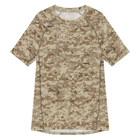 American Digital AOR-1 CAMO Mens Short-Sleeve Rash Guard - 2XS - Short-sleeve Guards