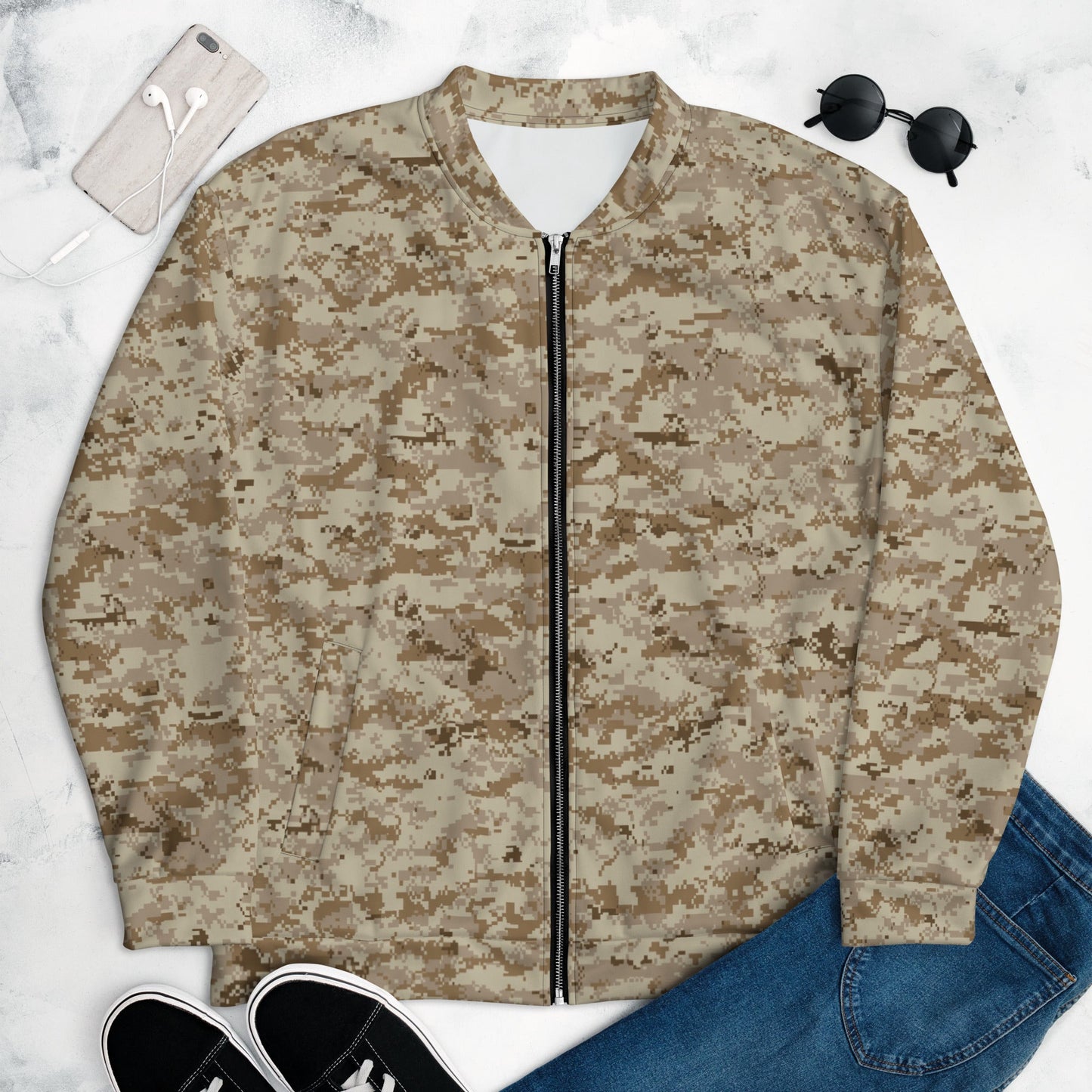 American Digital AOR-1 CAMO Unisex Bomber Jacket - XS - Jackets