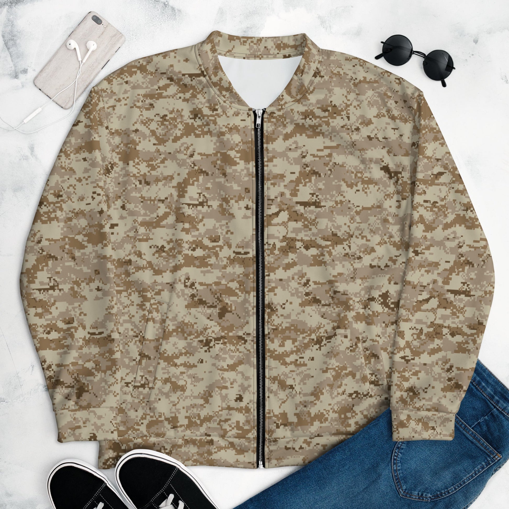 American Digital AOR-1 CAMO Unisex Bomber Jacket - XS - Jackets