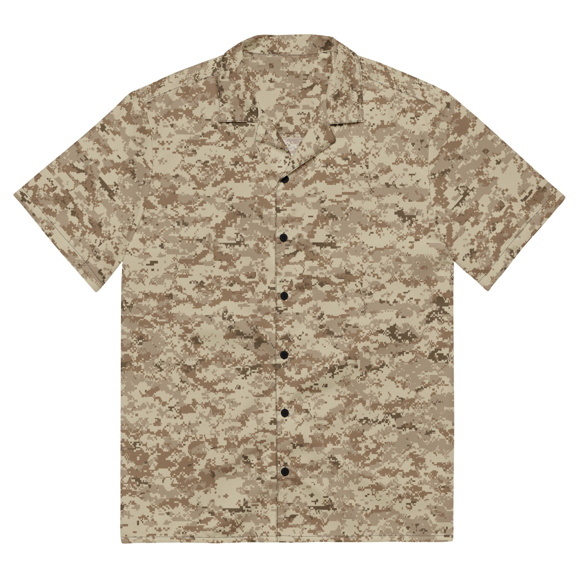 American Digital AOR-1 CAMO Unisex Short-Sleeve Button Shirt - 2XS