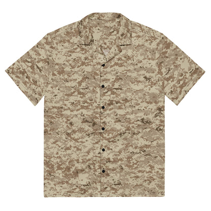 American Digital AOR-1 CAMO Unisex Short-Sleeve Button Shirt - 2XS