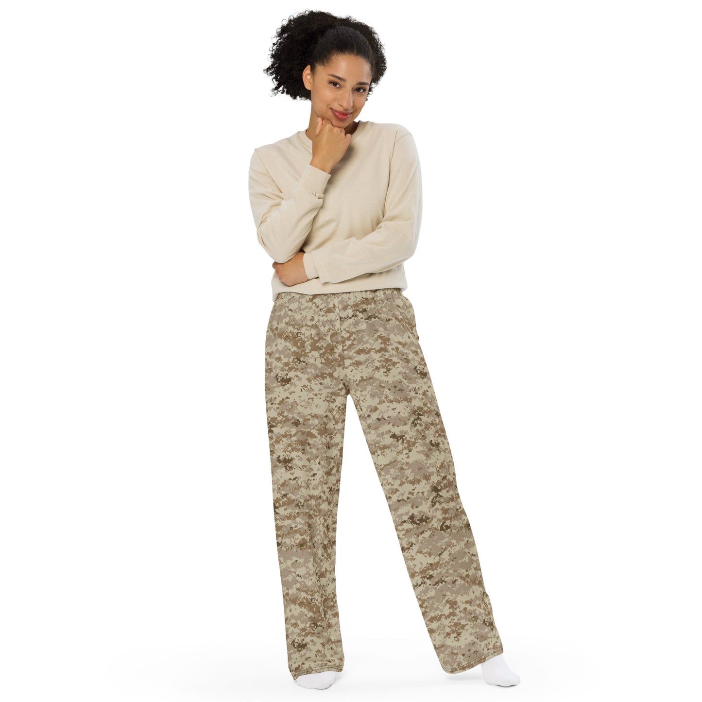 American Digital AOR-1 CAMO unisex wide-leg pants - Wide-leg Pants