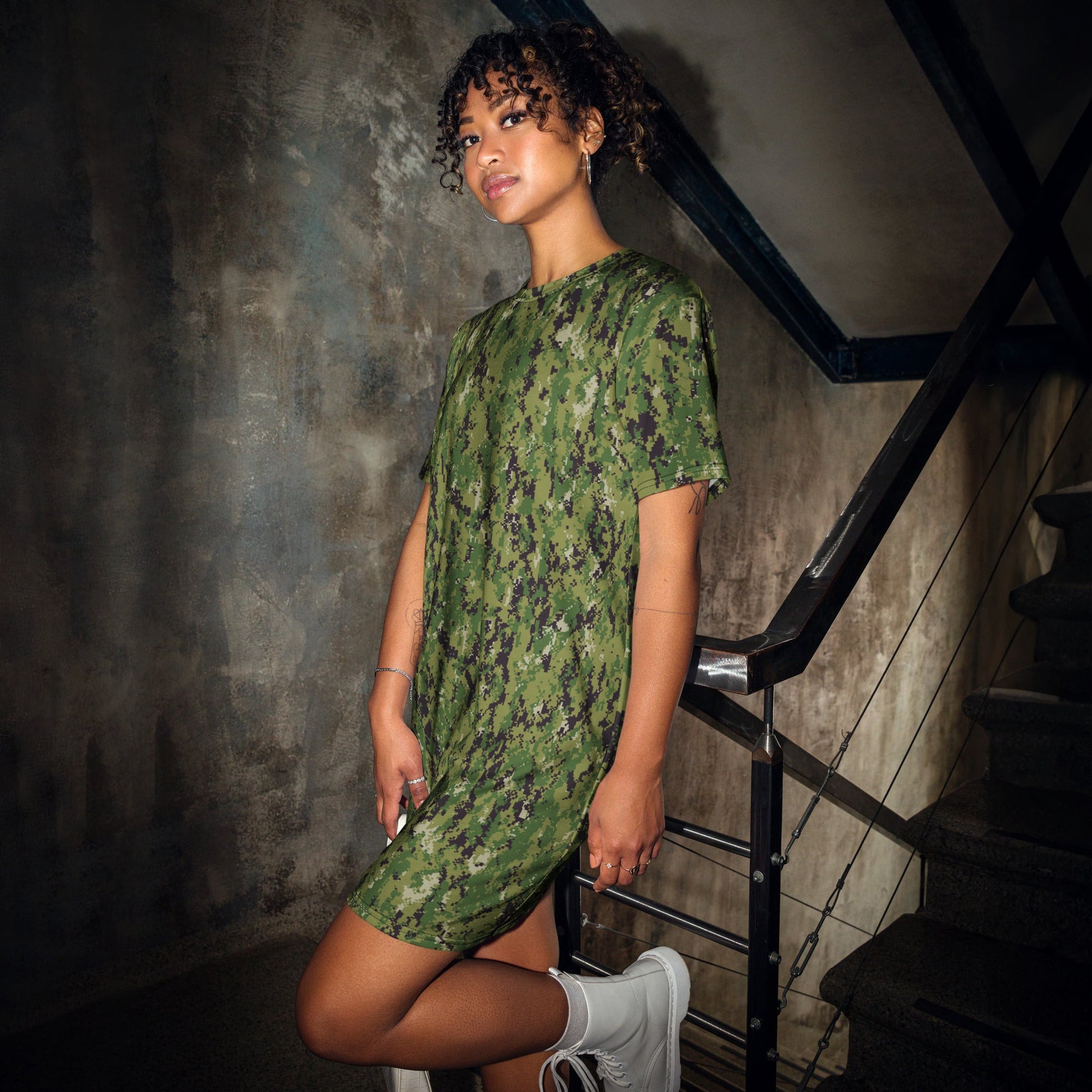 American Digital AOR-2 CAMO T-shirt dress - Womens T-Shirt Dresses
