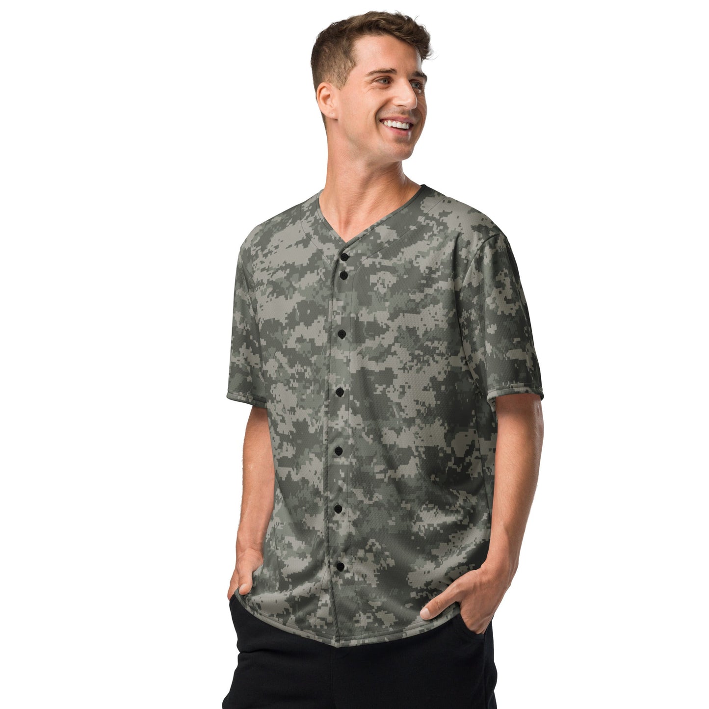 American Digital Army Combat Uniform (ACU) CAMO baseball jersey - Baseball Jerseys