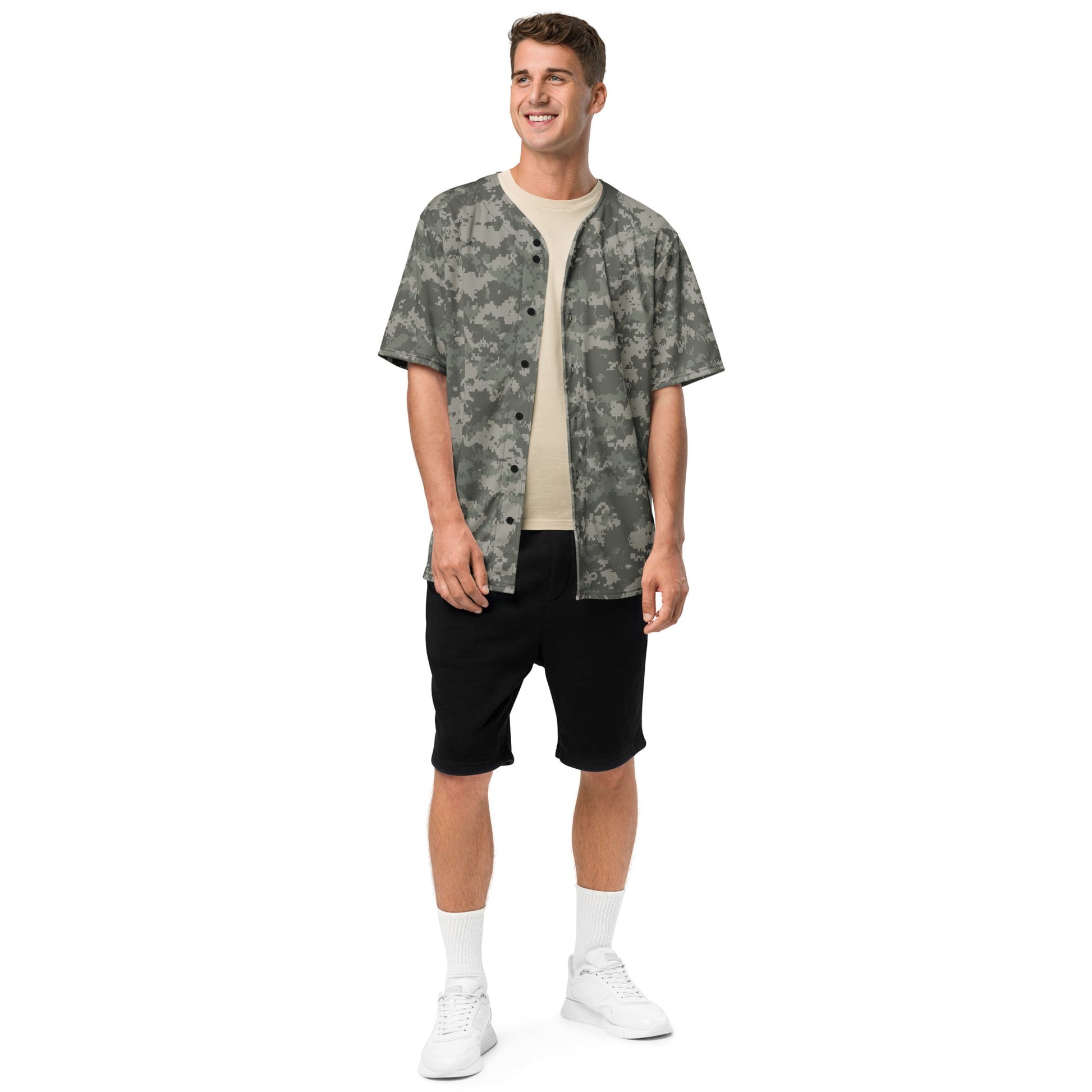 American Digital Army Combat Uniform (ACU) CAMO baseball jersey - Baseball Jerseys