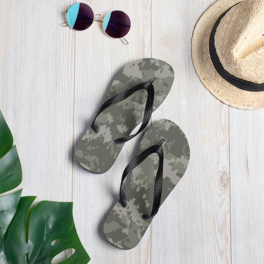 American Digital Army Combat Uniform (ACU) CAMO Flip-Flops - S