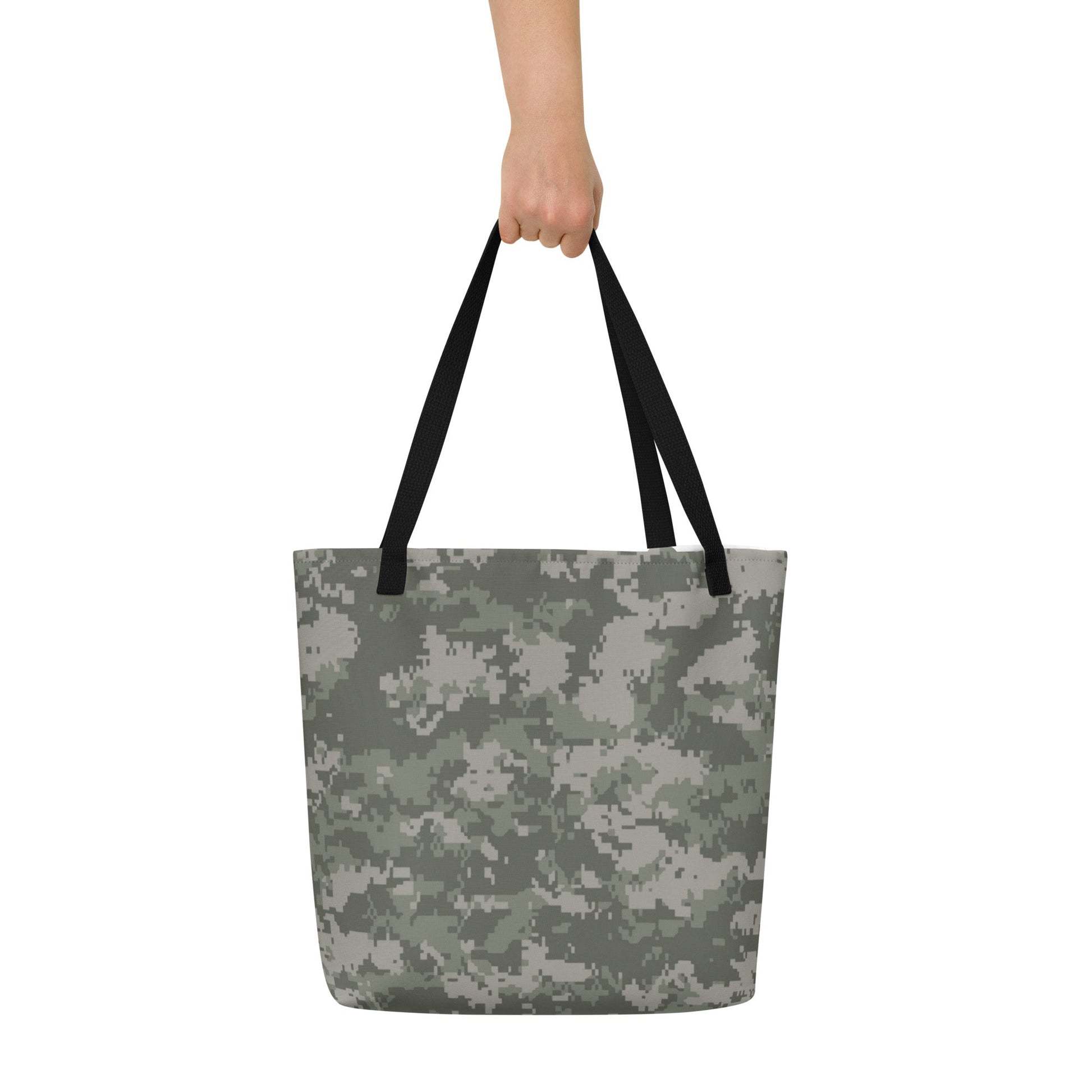 American Digital Army Combat Uniform (ACU) CAMO Large Tote Bag