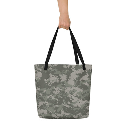 American Digital Army Combat Uniform (ACU) CAMO Large Tote Bag