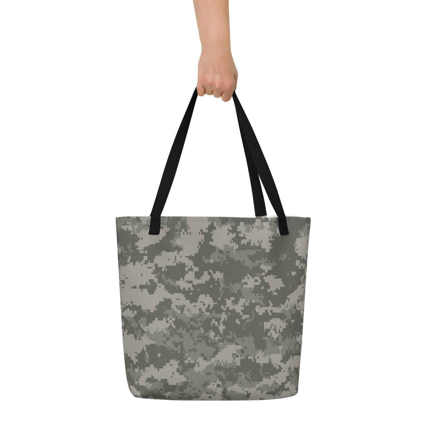 American Digital Army Combat Uniform (ACU) CAMO Large Tote Bag