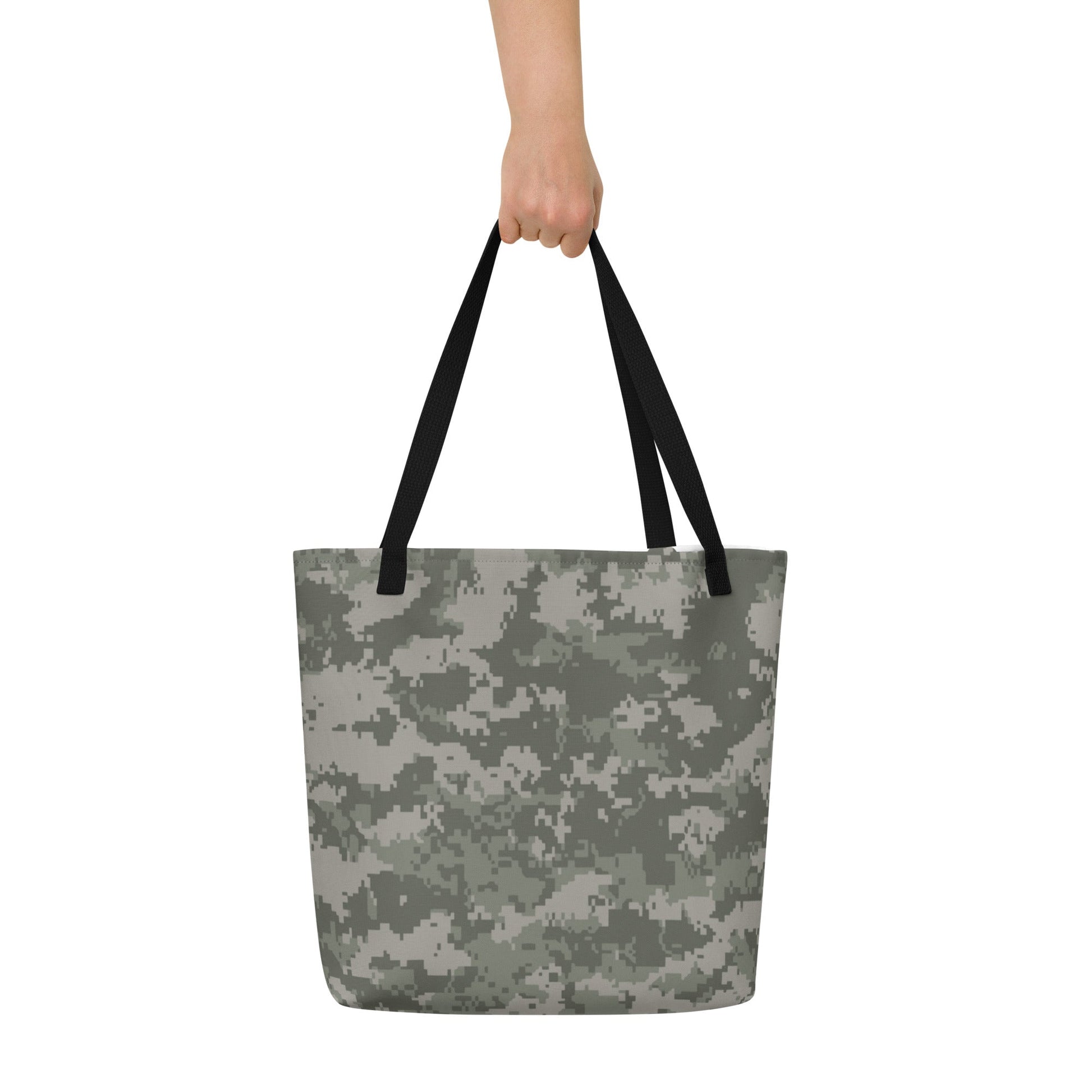 American Digital Army Combat Uniform (ACU) CAMO Large Tote Bag