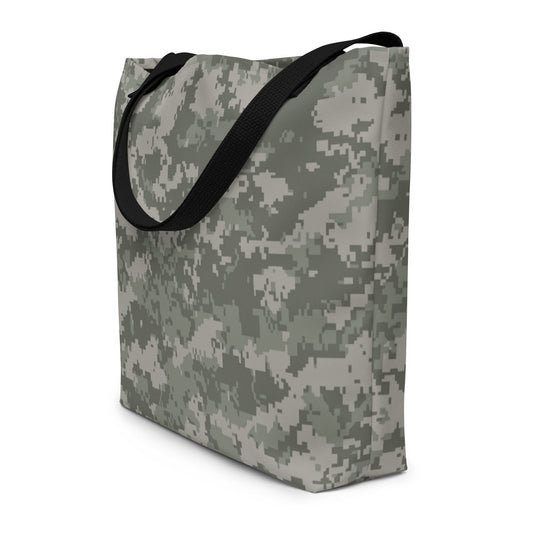 American Digital Army Combat Uniform (ACU) CAMO Large Tote Bag
