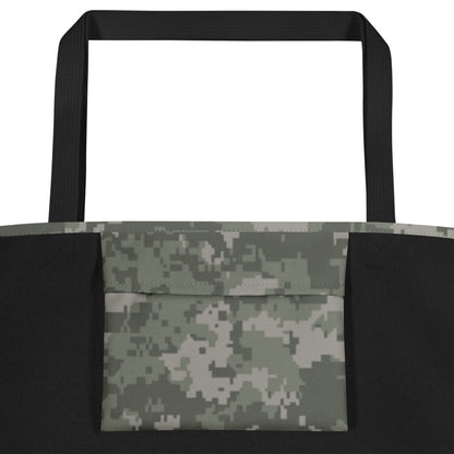 American Digital Army Combat Uniform (ACU) CAMO Large Tote Bag