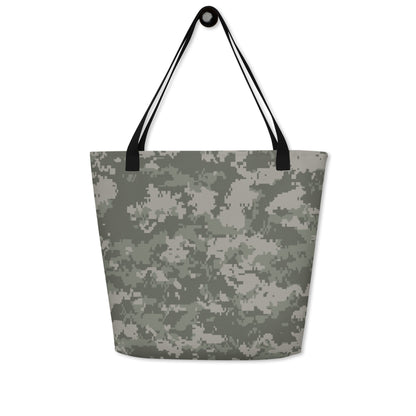American Digital Army Combat Uniform (ACU) CAMO Large Tote Bag