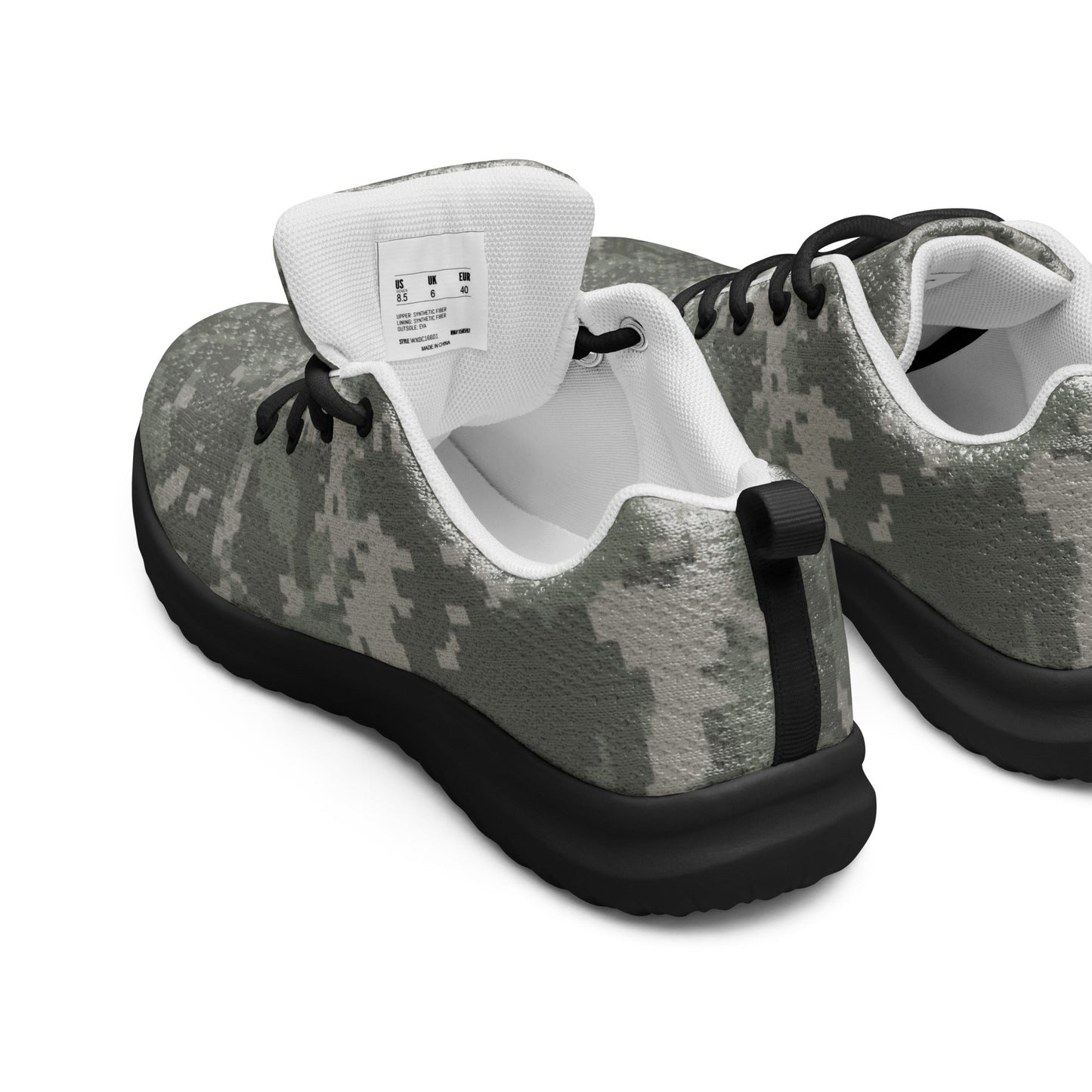 American Digital Army Combat Uniform (ACU) CAMO Mens Athletic Shoes