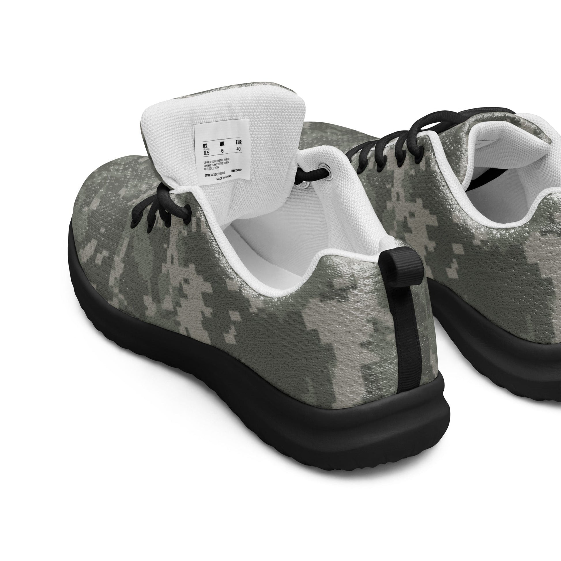American Digital Army Combat Uniform (ACU) CAMO Mens Athletic Shoes